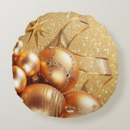 Cousin de Noël Festif ラウンドクッション