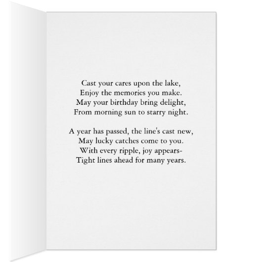 Cousin Fishing From a Boat Birthday (内側 (右))