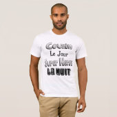 Cousin le Jour Super Héros la Nuit Tシャツ (正面フル)