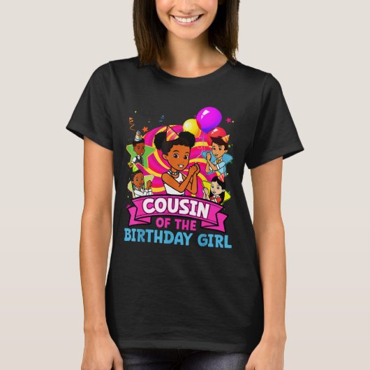 Cousin Of Birthday Girl Gracie Nk Doll Family Deco Tシャツ (正面)
