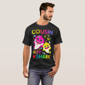 Cousin Of The Baby Shark Birthday Cousin Shark _1  Tシャツ (正面フル)