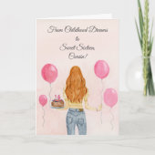 Cousin Sweet Sixteen Girl Jeans  カード (正面)