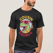 Cousinsaurus Rex Dinosaur Cousin Saurus Family Mat Tシャツ (正面)