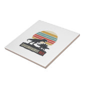 Cousinsaurus Rex Funny Dinosaur Vintage Shirt Desi タイル (側面)