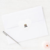 Cousinsaurus Rex Funny Dinosaur Vintage Shirt Desi ハートシール (封筒)