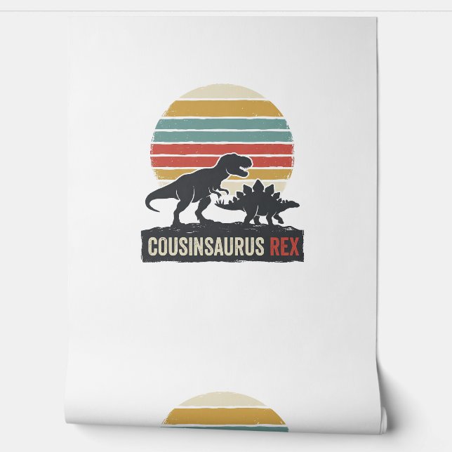 Cousinsaurus Rex Funny Dinosaur Vintage Shirt Desi 壁紙 (ほどく)