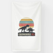 Cousinsaurus Rex Funny Dinosaur Vintage Shirt Desi 横断幕 (縦)