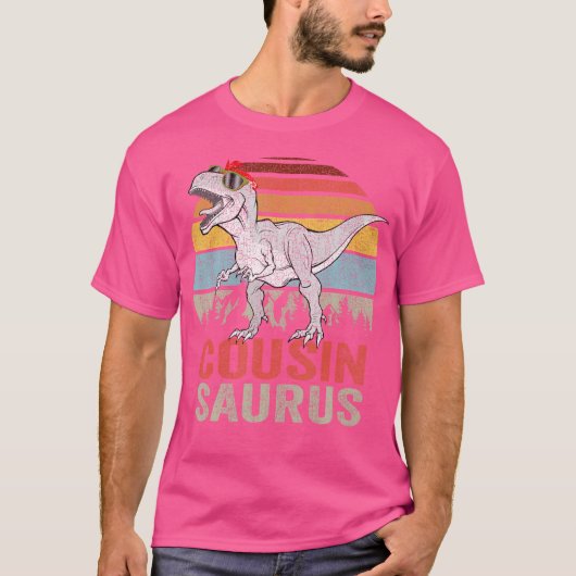 Cousinsaurus Tレックスディノハイシドソウルス恐竜ギル Tシャツ (正面)