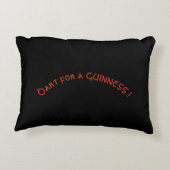 coussin affiche bière irlandaise GUINNESS peinte アクセントクッション (裏面)