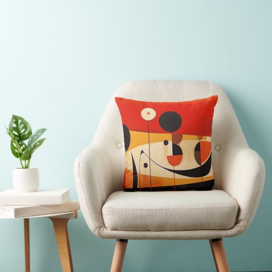 Coussin art abstrait クッション (椅子)