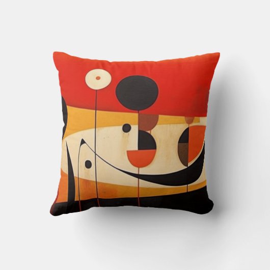 Coussin art abstrait クッション (裏面)