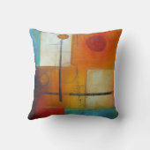 Coussin art abstrait クッション (裏面)