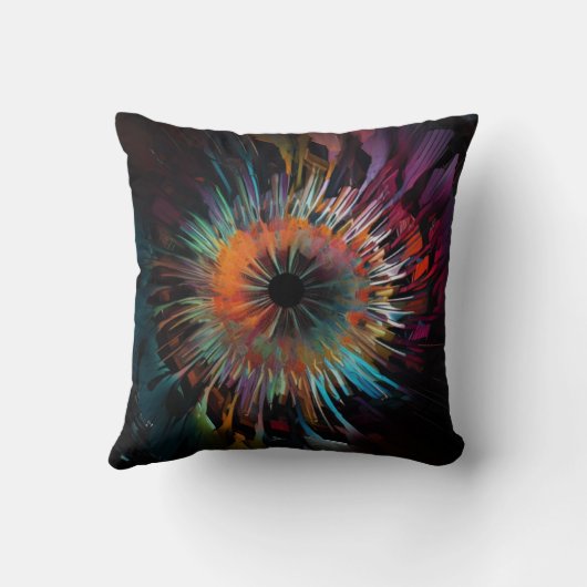 Coussin art abstrait クッション (裏面)