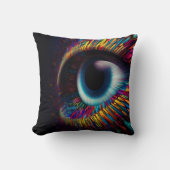 Coussin art abstrait oeil クッション (正面)