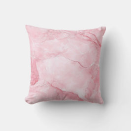 Coussin art abstrait rose クッション