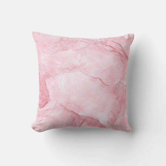 Coussin art abstrait rose クッション (正面)
