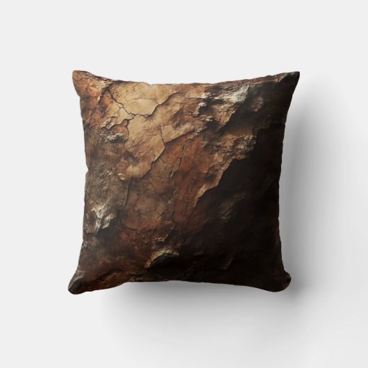 Coussin art abstrait terre クッション (裏面)