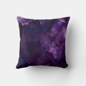 Coussin art abstrait violet クッション (裏面)