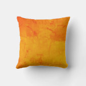 coussin aux couleurs chaudes rouge et jaune クッション (裏面)