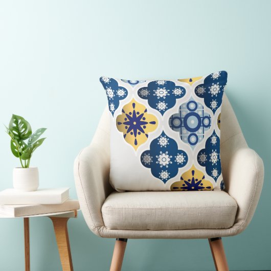 coussin avec l'artisanat marocain クッション (椅子)