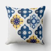 coussin avec l'artisanat marocain クッション (正面)