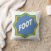 Coussin blanc   FOOT BRAZIL クッション (ブランケット)