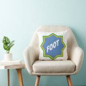 Coussin blanc   FOOT BRAZIL クッション (椅子)
