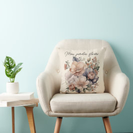 coussin boho mon jardin fleuri クッション