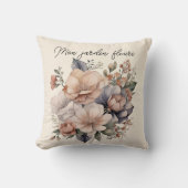 coussin boho mon jardin fleuri クッション (正面)