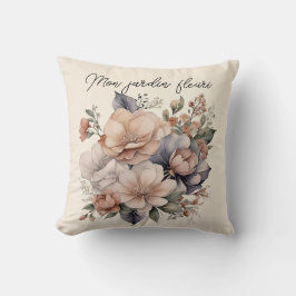 coussin boho mon jardin fleuri クッション