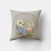 coussin boho un air d'été botanique クッション (裏面)