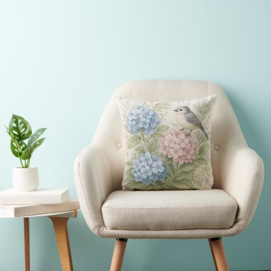 coussin botanique boho hydrangea クッション (椅子)