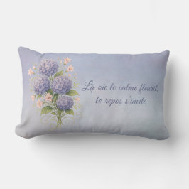 coussin botanique, là où le calme fleurit ランバークッション