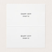 coussin botanique, là où le calme fleurit 名刺 (内部フラット)