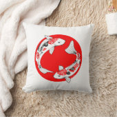 Coussin carpe koi Japon Pillow koi Japan クッション (ブランケット)