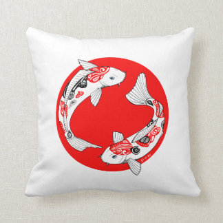 Coussin carpe koi Japon Pillow koi Japan クッション