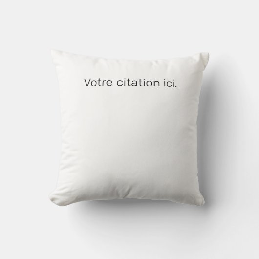 Coussin Carré Citation クッション (正面)