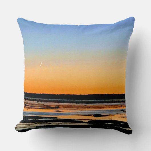 coussin carré croissant de lune クッション (正面)