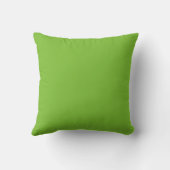 Coussin carré "Froggy la grenouille", vert pomme クッション (裏面)