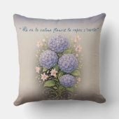 coussin carré '' là où le calme fleurit クッション (裏面)