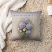 coussin carré '' là où le calme fleurit クッション (ブランケット)