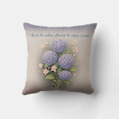 coussin carré '' là où le calme fleurit クッション (裏面)