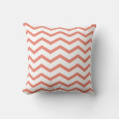 coussin chevrons corail クッション (正面)