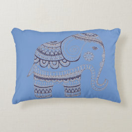 Coussin coton collection elephant アクセントクッション