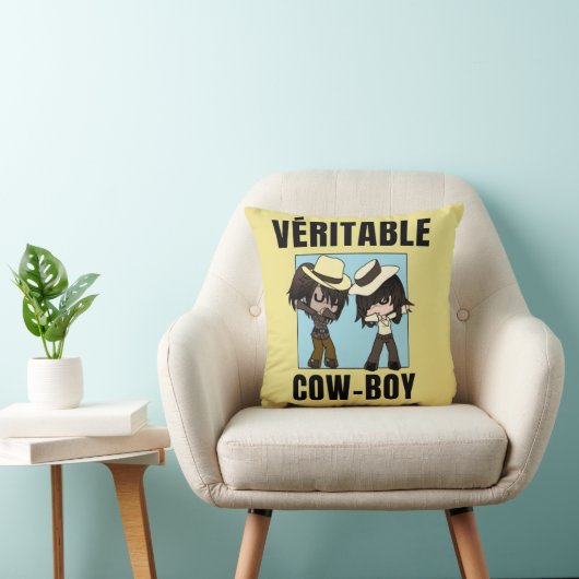 coussin cowboy chibi クッション (椅子)