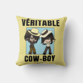 coussin cowboy chibi クッション (正面)
