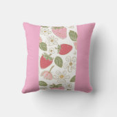 coussin De Décoration Intérieure strawberry  クッション (裏面)