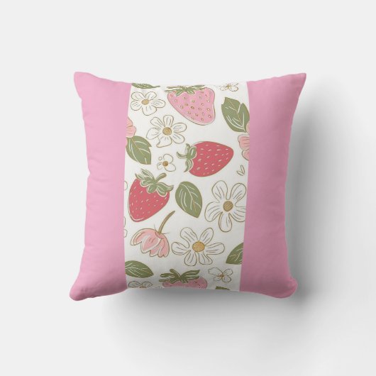 coussin De Décoration Intérieure strawberry クッション (裏面)