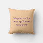 Coussin Déco Proverbe クッション (正面)