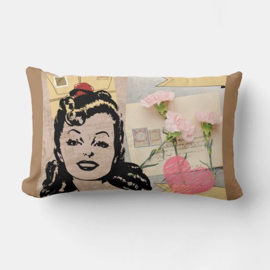 Coussin décoratif ランバークッション (正面)